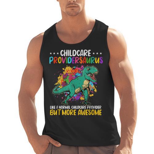 Childcare Providersaurus Daycare Teachers Men Tank Top - teacherstshirts.com AU