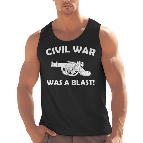 Civil War It Was A Blast History Teacher T-Shirt Men Tank Top - teacherstshirts.com DE