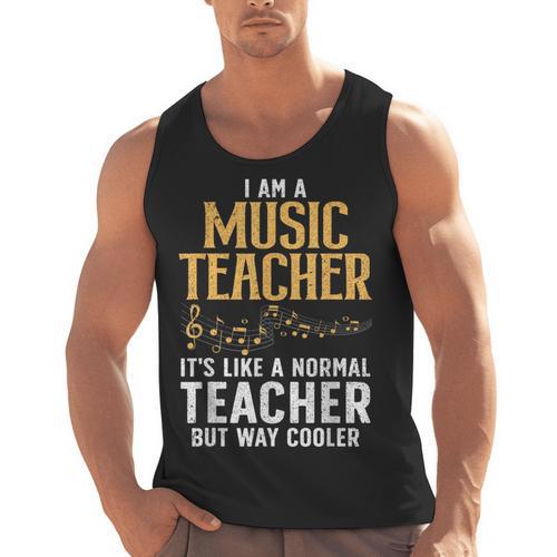 Cool Music Teacher Art For Men Women School Orchestra Coach Men Tank Top - teacherstshirts.com