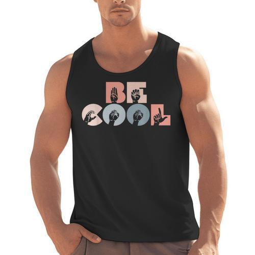 Cool Sign Language ASL Teacher Deaf People ASL Interpreter Men Tank Top - teacherstshirts.com UK