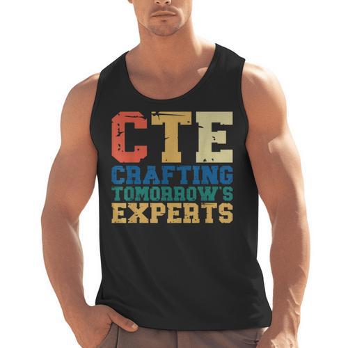 CTE Teacher Education Career Technical Men Tank Top - teacherstshirts.com