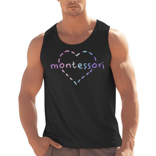 Cute Montessori For Teachers Kids & Moms Men Tank Top - teacherstshirts.com AU