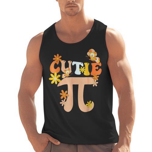Cutie Pi Shirt Pi Day Math Girls Kids Women Toddler Teacher Men Tank Top - teacherstshirts.com DE