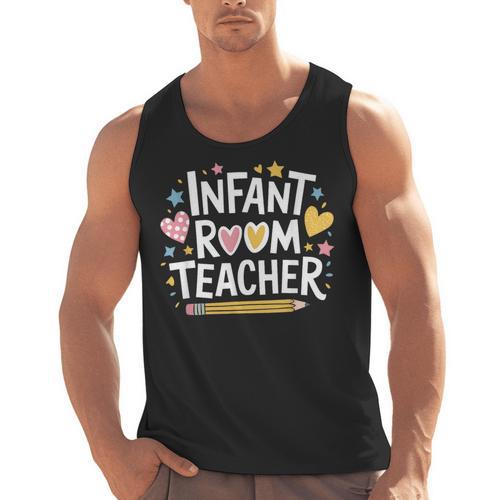 Daycare Provider Toddler Teaching Infant Room Teacher Men Tank Top - teacherstshirts.com DE