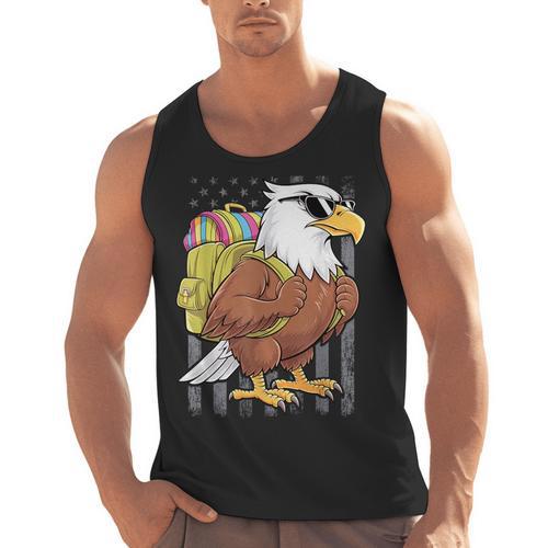 Eagle First Day Of School Teacher Back To School Eagle Men Tank Top - teacherstshirts.com AU