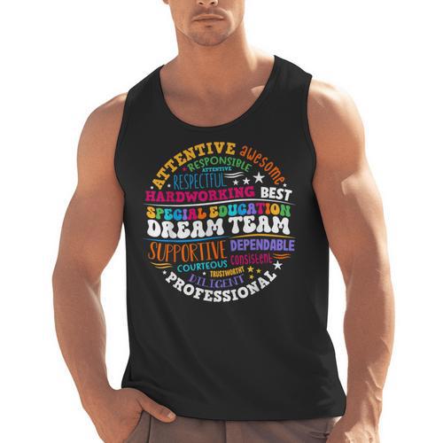 Educators Special Ed Teacher Special Education Dream Team Men Tank Top - teacherstshirts.com AU