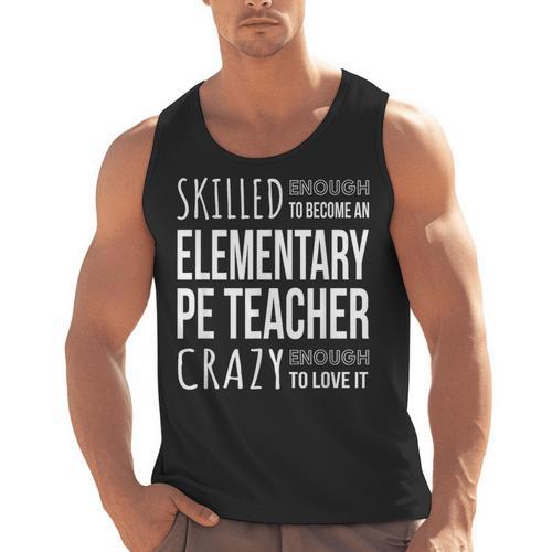 Elementary PE Teacher Tshirt Appreciation Men Tank Top - teacherstshirts.com AU