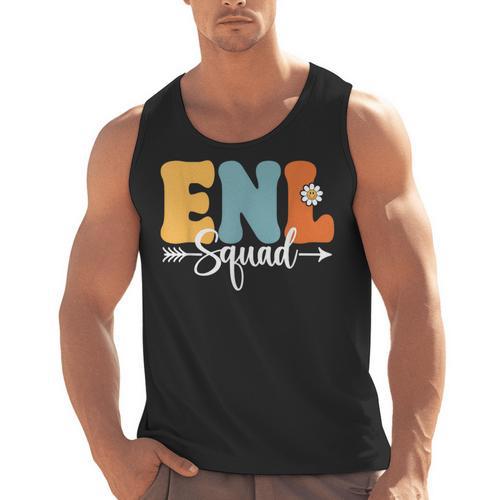 ENL Squad Back To School Teachers Students ENL Crew Men Women Girls Kids Men Tank Top - teacherstshirts.com CA