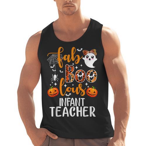 Faboolous INFANT Teacher Halloween Men Tank Top - teacherstshirts.com UK