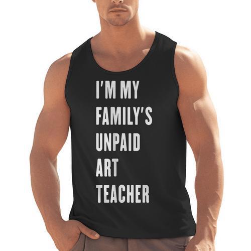 Funny Art Teacher Men Tank Top - teacherstshirts.com