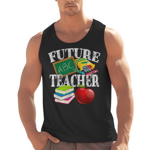 Future Teacher With Canyon And Book Teacher Men Women Girls Kids Men Tank Top - teacherstshirts.com
