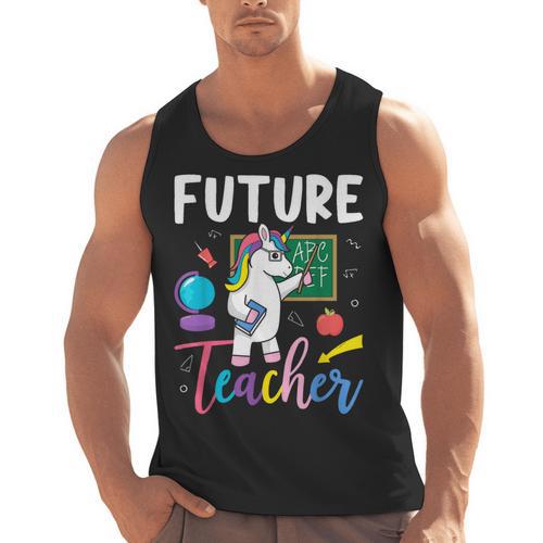 Future Teacher School Teacher Female Men Tank Top - teacherstshirts.com AU