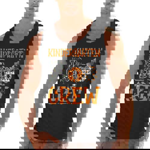 Halloween Kindergarten Boo Crew Kinder Teacher Student Men Tank Top - teacherstshirts.com