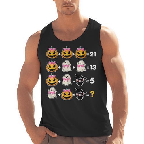 Halloween Math Teacher Men Women Order Of Operations Men Tank Top - teacherstshirts.com