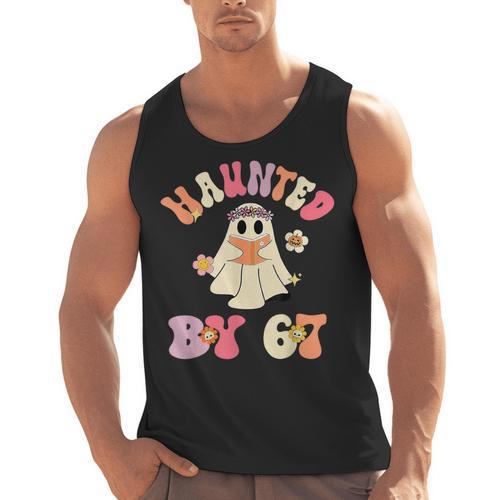 Haunted By 67 Meme Six Seven 6 7 Halloween Teachers Men Tank Top - teacherstshirts.com CA