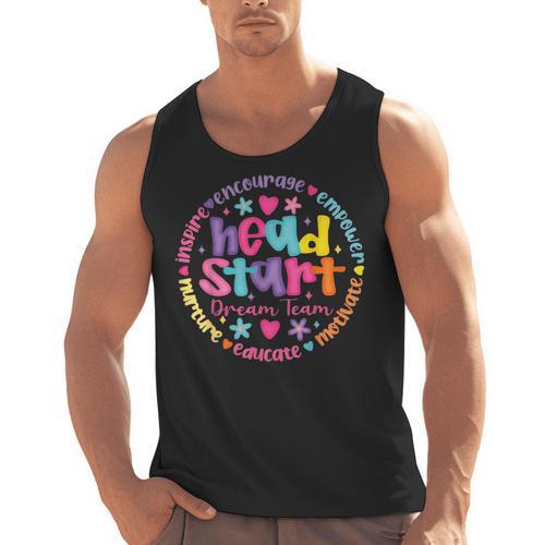 Head Start Dream Team Squad Teacher Headstart Back To School Men Tank Top - teacherstshirts.com DE