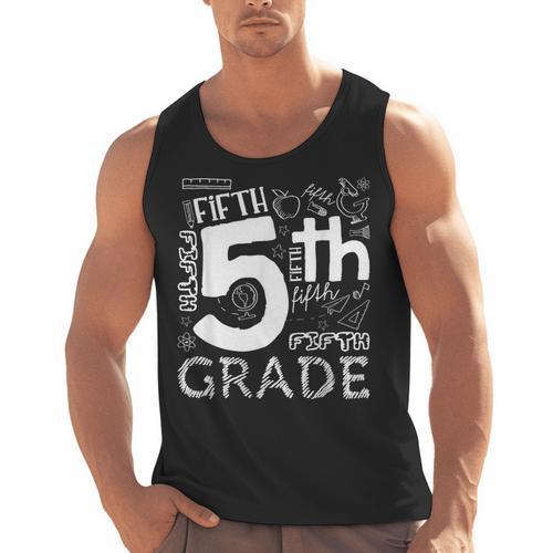 Hello 5th Grade Here I Come Teacher Fifth Grade Boys Girls Men Tank Top - teacherstshirts.com