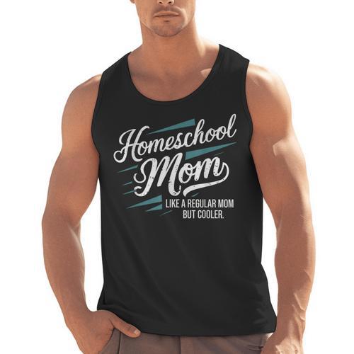 Homeschool Life Homeschool Mom Homeschool Dad Teacher Kids Men Tank Top - teacherstshirts.com UK