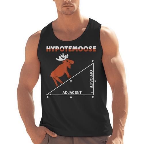 Hypotemoose Mathematics Teacher Mathematician Math Geek Men Tank Top - teacherstshirts.com