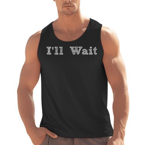 I'Ll Wait Teacher School Shirt Men Tank Top - teacherstshirts.com DE