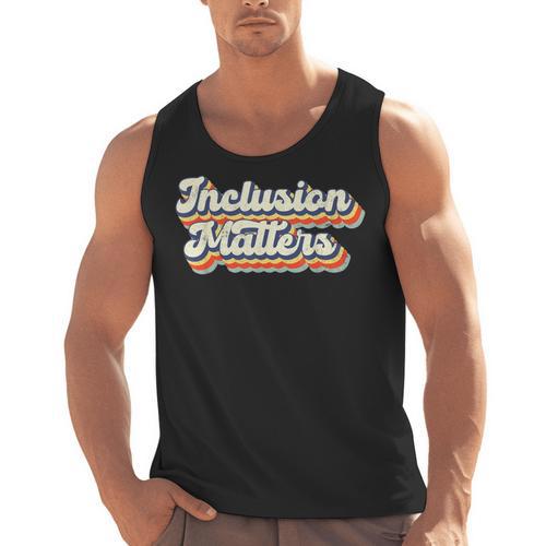 Inclusion Matters Special Education Sped Teacher Vintage Men Tank Top - teacherstshirts.com AU