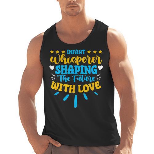 Infant Whisperer Daycare School Childcare Infant Teacher Men Tank Top - teacherstshirts.com UK
