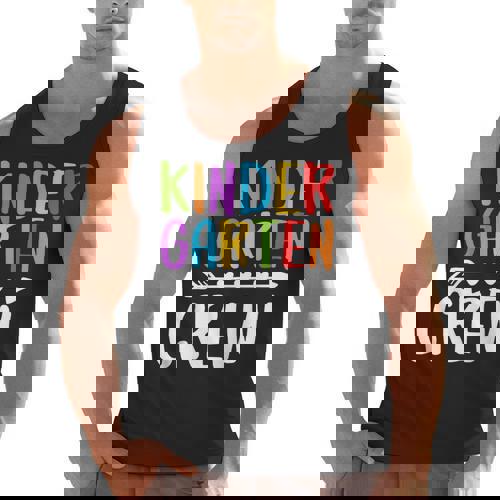 Kindergarten Crew Shirt Kinder Crew Teacher Boy Girl Men Tank Top - teacherstshirts.com