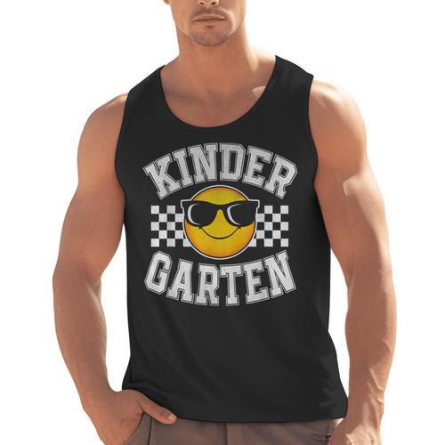 Kindergarten Teacher First Day Of Kinder Back To School Men Tank Top - teacherstshirts.com AU