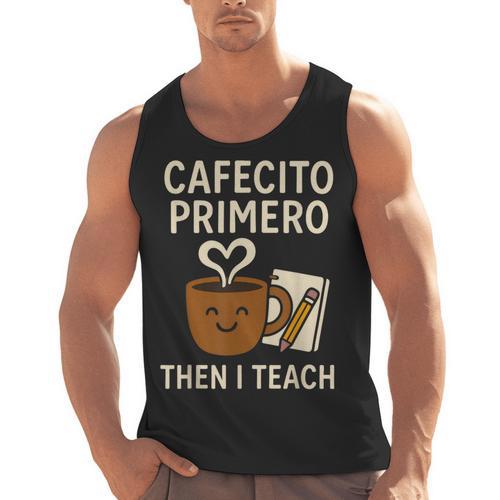 Latina Teacher Bilingual Educator Spanish Heritage Empower Men Tank Top - teacherstshirts.com DE