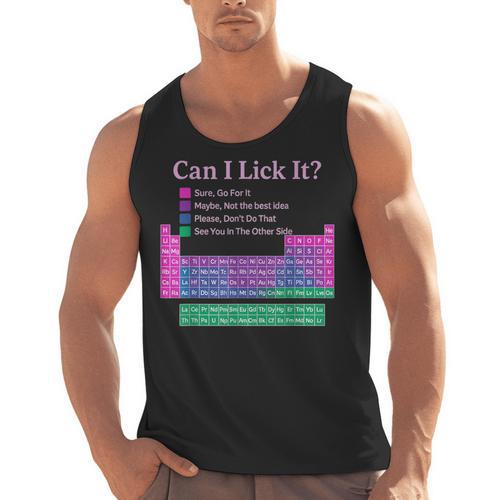 Can I Lick It Periodic Table Teacher Student Kids Men Tank Top - teacherstshirts.com DE
