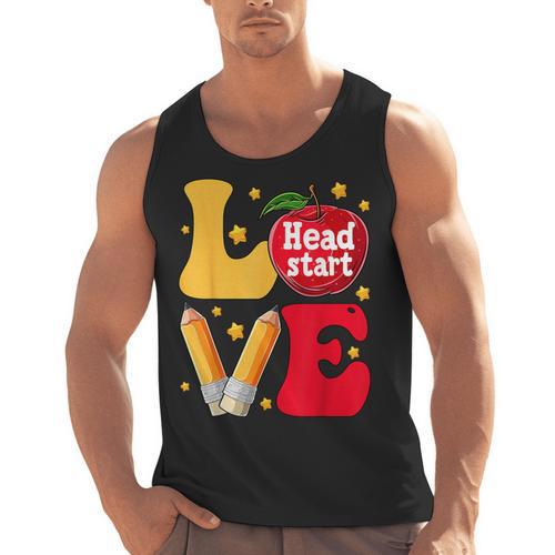 Love Headstart Head Start Teachers First Day Of School Men Tank Top - teacherstshirts.com