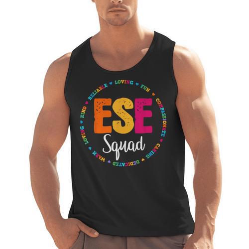 Matching ESE Squad First Last Day Team Teacher Student Tribe Men Tank Top - teacherstshirts.com
