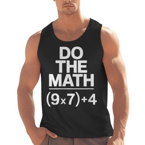 Do The Math Equation Thanksgiving Teacher 67 Six Seven 6 7 Men Tank Top - teacherstshirts.com