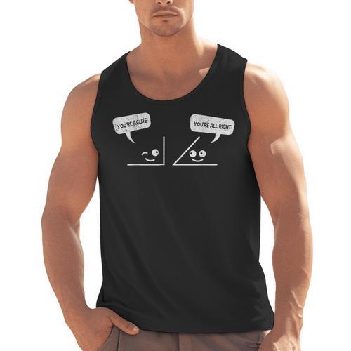 Math Saying You Are Acute Algebra Maths Teacher For Men Women Men Tank Top - teacherstshirts.com AU