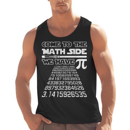 Come To The Math Side We Have Pie Shirt Pi Day Teacher Men Tank Top - teacherstshirts.com AU