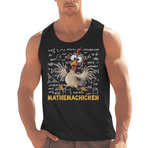 Mathemachicken Chicken Math Teacher Back To School Men Tank Top - teacherstshirts.com CA