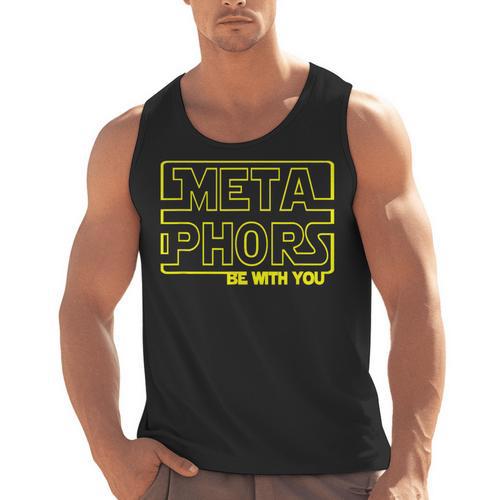 Metaphors Be With You English Teacher Shirts T-Shirt Men Tank Top - teacherstshirts.com CA
