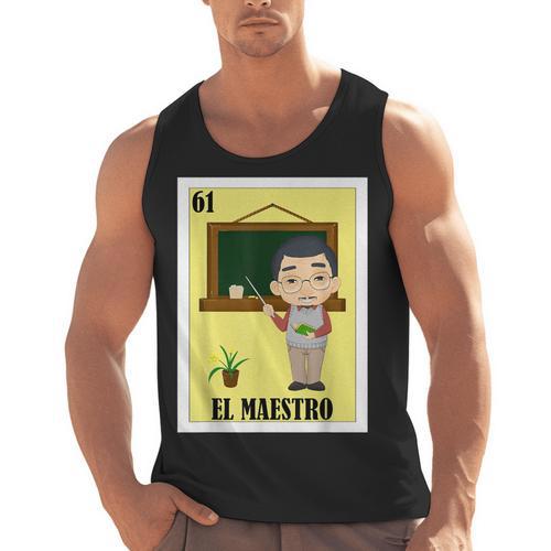 Mexican For Teachers El Maestro Men Tank Top - teacherstshirts.com AU
