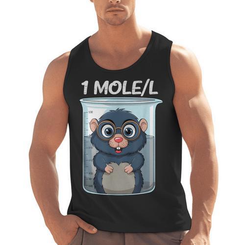 Mole Chemistry Chemist Student Science Teacher Men Tank Top - teacherstshirts.com