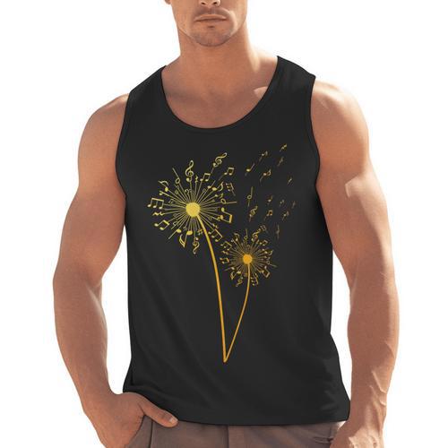 Music Note For Men Women Music Teacher Music Lover Men Tank Top - teacherstshirts.com AU