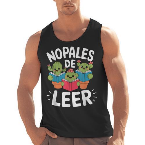 Nopales De Leer Bilingual Teacher Maestra Spanish Teacher Men Tank Top - teacherstshirts.com UK