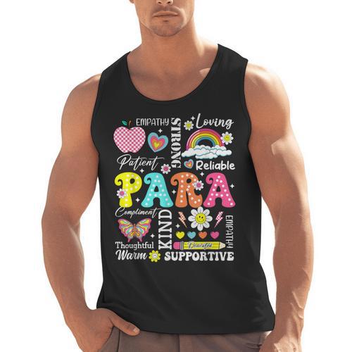 Paras Make It Possible Paraprofessional Paraeducator Teacher Men Tank Top - teacherstshirts.com AU