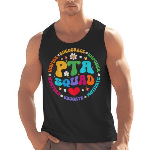 Parents Teacher Association Team Supporter PTA Squad For Men Women Girls Kids Men Tank Top - teacherstshirts.com CA