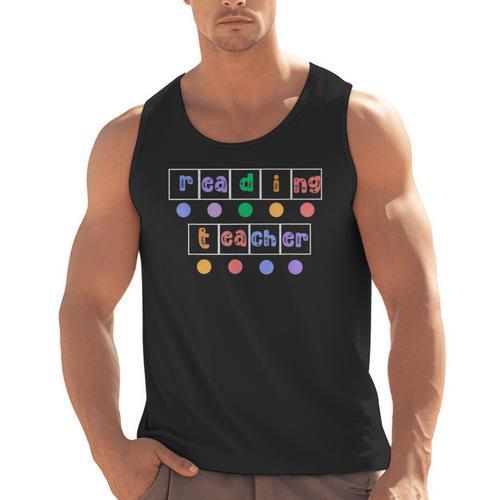 Phonics Reading Teacher Science Of Reading Literacy Coach Men Tank Top - teacherstshirts.com AU