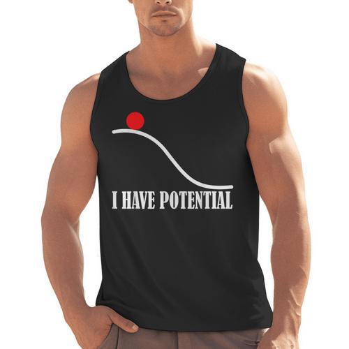 Physics I Have Potential Energy Physics Teacher Men Tank Top - teacherstshirts.com DE