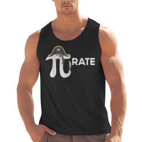 Pirate Pi Math Pie Halloween Costume Teacher Men Women Men Tank Top - teacherstshirts.com
