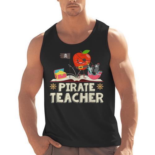 Pirate Teacher Men Women Kids Men Tank Top - teacherstshirts.com UK