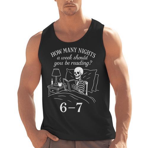 Reading 67 Meme English Teacher 67 Book Lover Humor Men Tank Top - teacherstshirts.com UK