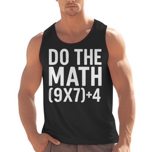 Retro Do The Math Teacher For Men Women Kid Boy Girl Men Tank Top - teacherstshirts.com AU