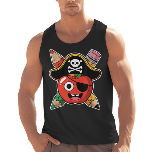 School International Talk Like A Pirate Day Pirate Teacher Men Tank Top - teacherstshirts.com DE